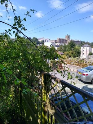 View at Kyffin Cafe Deli in Bangor