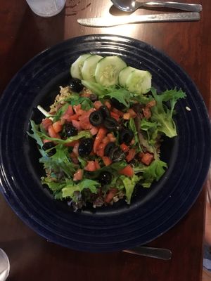 Low fat tostada  at Evie's in Roanoke