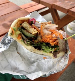 Banh Mi at The Hwy Cafe in Pemberton