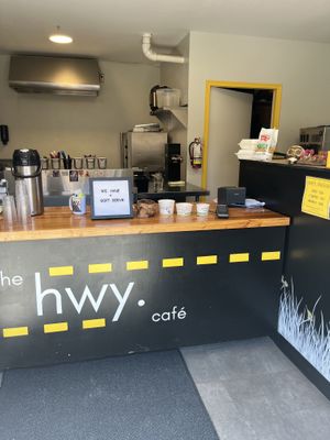 Cafe order in   at The Hwy Cafe in Pemberton