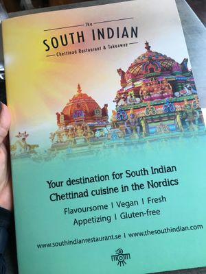 Lots of vegan options at The Madras Lounge - Södermalm in Stockholm