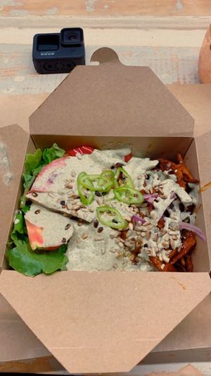 #3 BBQ bowl  at Vegan Place in Tbilisi