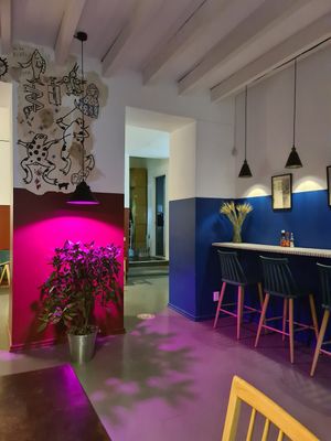 Interior at Vegan Place in Tbilisi