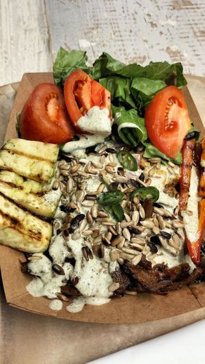 BBQ Seitan Bowl #Veganuary at Vegan Place in Tbilisi