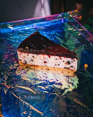 Cheesecake at Vegan Place in Tbilisi