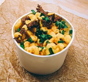 Mac'n'Cheese  at Vegan Place in Tbilisi