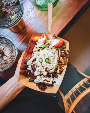 Seitan Bowl #3  at Vegan Place in Tbilisi