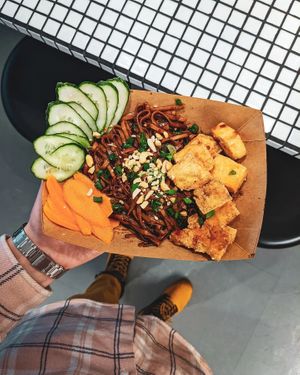 Noodles Bowl #2 at Vegan Place in Tbilisi