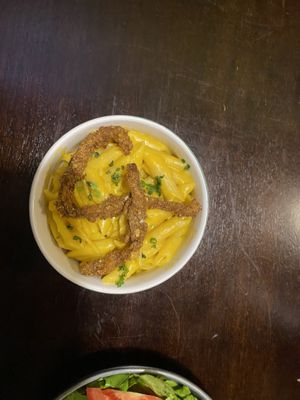 mac n cheese   at Vegan Place in Tbilisi