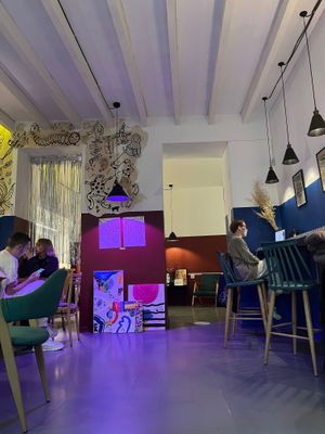 Interior. at Vegan Place in Tbilisi