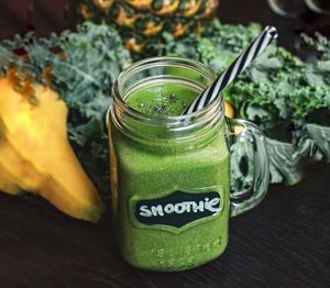 Charity Smoothie (10% to animal shelter). at Vegan Place in Tbilisi