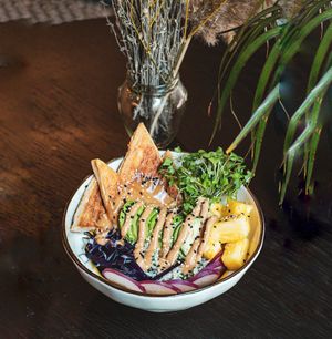 Bowl #1 at Vegan Place in Tbilisi