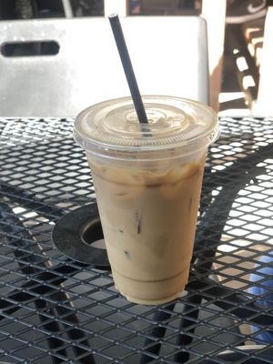 Oat horchata cold brew at Little Barn Coffee House in Los Angeles