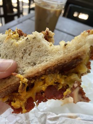 rueben on rye  at Little Barn Coffee House in Los Angeles