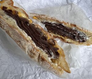 Cheesesteak   at Little Barn Coffee House in Los Angeles