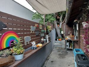Hallway at Little Barn Coffee House in Los Angeles