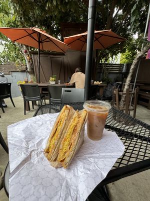 Reuben sandwich   at Little Barn Coffee House in Los Angeles
