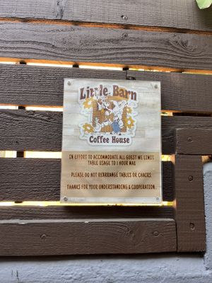   at Little Barn Coffee House in Los Angeles