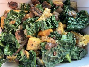 Veg scramble  at Little Barn Coffee House in Los Angeles