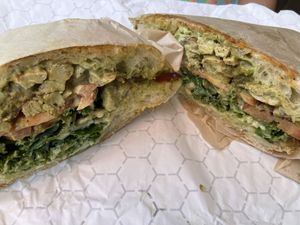 Pesto Chicken  at Little Barn Coffee House in Los Angeles