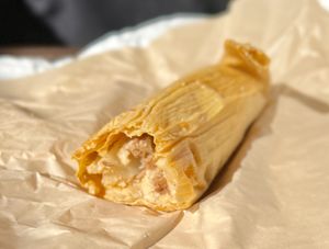 Tamale  at Little Barn Coffee House in Los Angeles