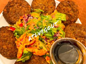 Sweet soy Siracha (I add my own vegan sausage) at gusto! in Chamblee