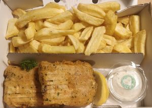 Tofish and chips at #fish - Marchmont in Edinburgh