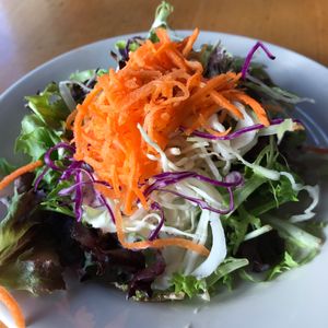 Salad that comes with dinner at Paul and Elizabeth's in Northampton