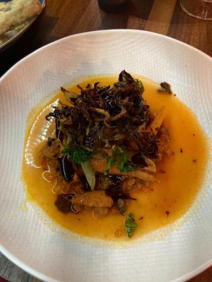 Hen-of-the-woods at Oliveira Kitchen in East London