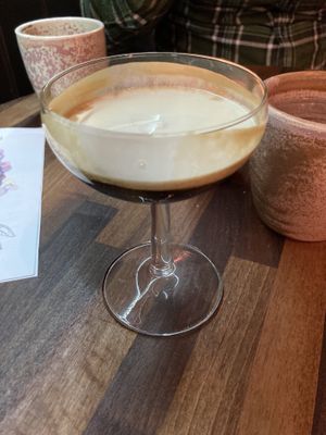 Irish coffee  at Oliveira Kitchen in East London