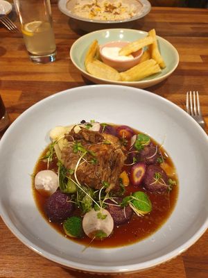 Gnocchi /Mushroom quite nice at Oliveira Kitchen in East London