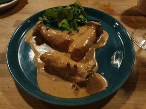 fillets of trumpet royale at Oliveira Kitchen in East London