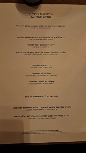  at Oliveira Kitchen in East London