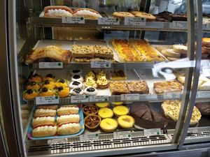 Most of these are vegan and are completely delicious at Richoux Patisserie in Auckland