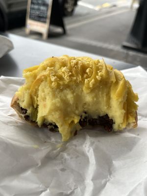 Potato top pie   at Richoux Patisserie in Auckland