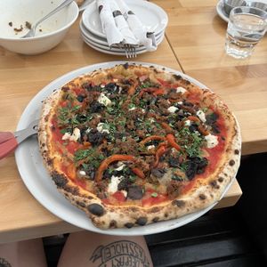 Pepperonata, turned into build your own  at Pizzeria Grano in Vancouver