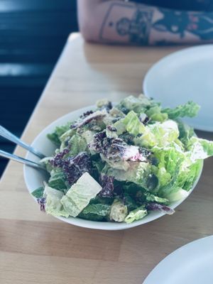 Caesar salad  at Pizzeria Grano in Vancouver