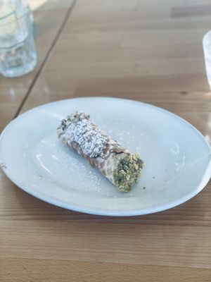 Canoli  at Pizzeria Grano in Vancouver