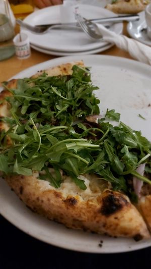 Boscaiola pizza at Pizzeria Grano in Vancouver