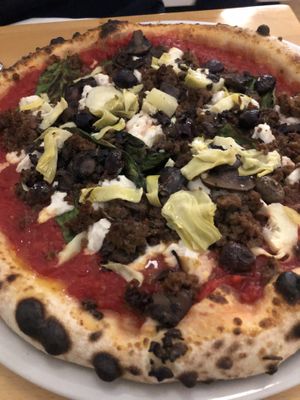 Had the capricciosa again 😍  at Pizzeria Grano in Vancouver