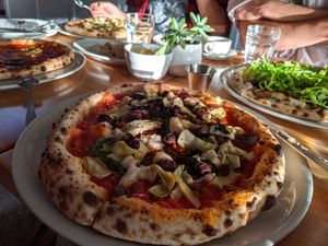 Pizza - Capricciosa at Pizzeria Grano in Vancouver
