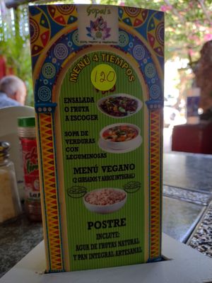  at Gopals - Vegetariano's in Cancun