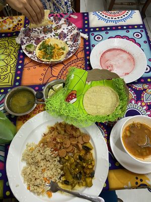   at Gopals - Vegetariano's in Cancun