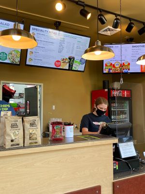 Friendly and Fast Service.  Dine in or take out. at Pita Pit in Roseburg