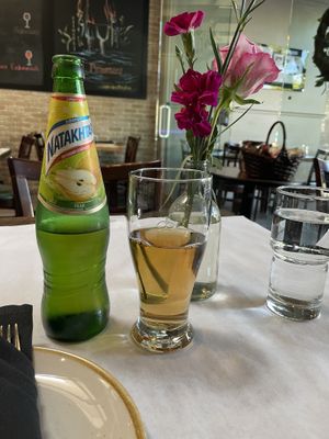 Georgian pear soda   at Bevri in Palo Alto