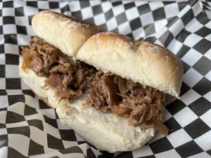 hojaldrita de suadero  at Chilango PDX in Portland