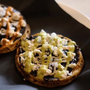 Sopes at Chilango PDX in Portland