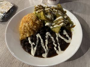 Bowl con Chicharrón  at Chilango PDX in Portland