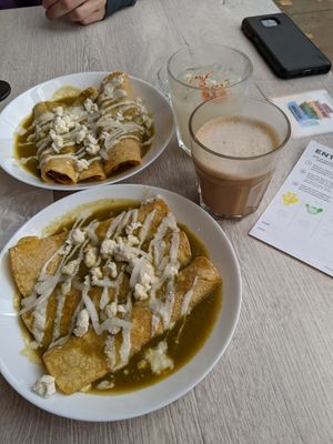 Had all the specials for World Vegan Month. Incredible 10/10 at Chilango PDX in Portland