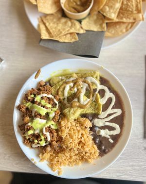 Taco Bowl   at Chilango PDX in Portland
